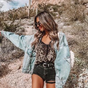 VICI Leopard Lace Cami Tank